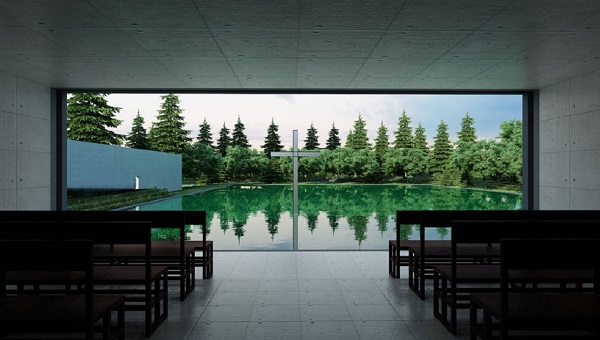 Church on the water, Tadao Ando ,Hokkaido (1)