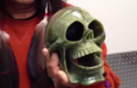 close up of  a jade death whistle