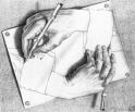Escher drawing_hands